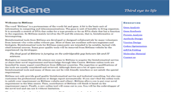 Desktop Screenshot of bitgene.com