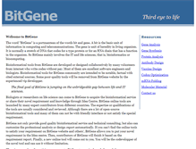 Tablet Screenshot of bitgene.com